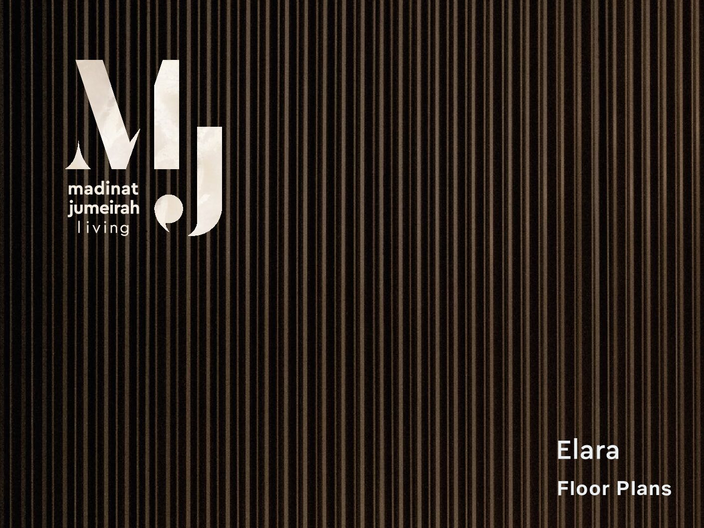 MJL_Elara Floor Plans-English