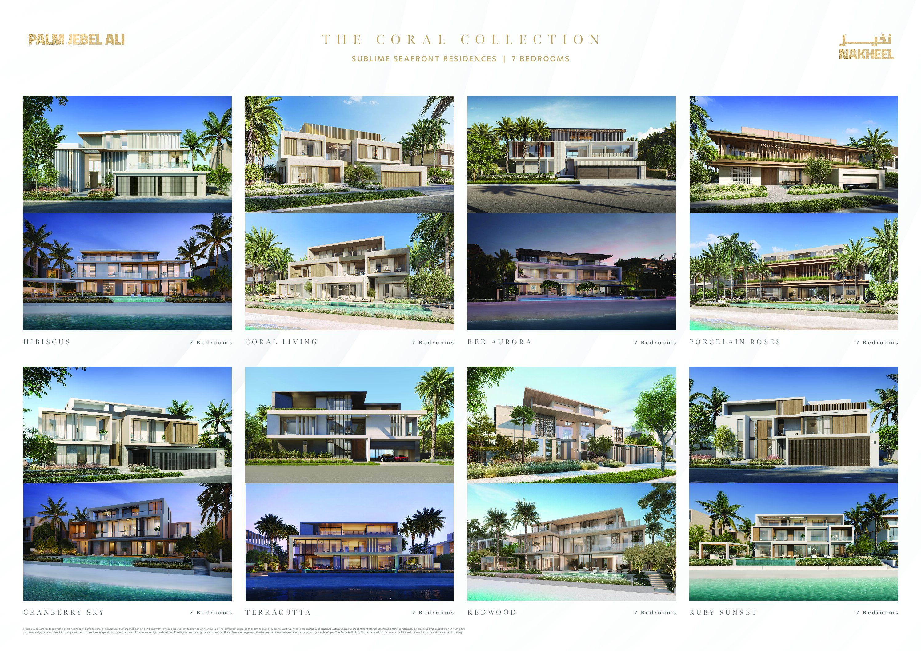 The Coral Collection Villas Render and Floorplans