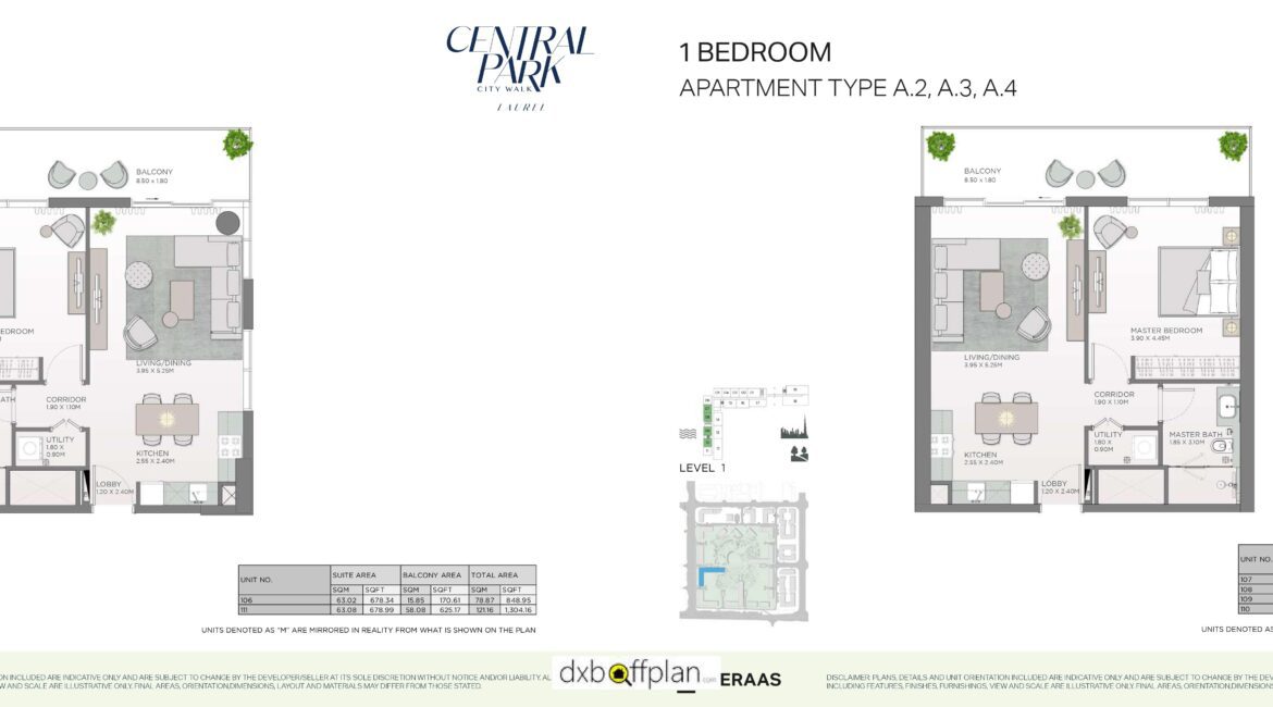 Laurel-Central-Park-Apartments-at-City-Walk-Dubai-Floor-Plan-images-2